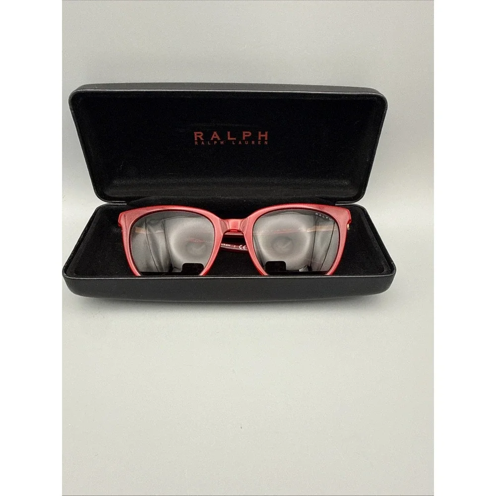 RALPH LAUREN RA5206 RED GRADIENT AUTHENTIC SUNGLASSES 51-20-135LOGO SIDES & CASE
